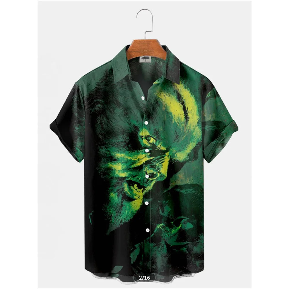 ✨ The Timeless Icon Edition: Premium Men’s Retro Character Graphic Shirt – High-Definition Vintage Animation Art, Couples' Matching Halloween Style, Breathable Quick-Dry Hawaiian Beach Shirt, and Sophisticated Urban-Holiday Short-Sleeve (XS-5XL) CS2024TGBA2780