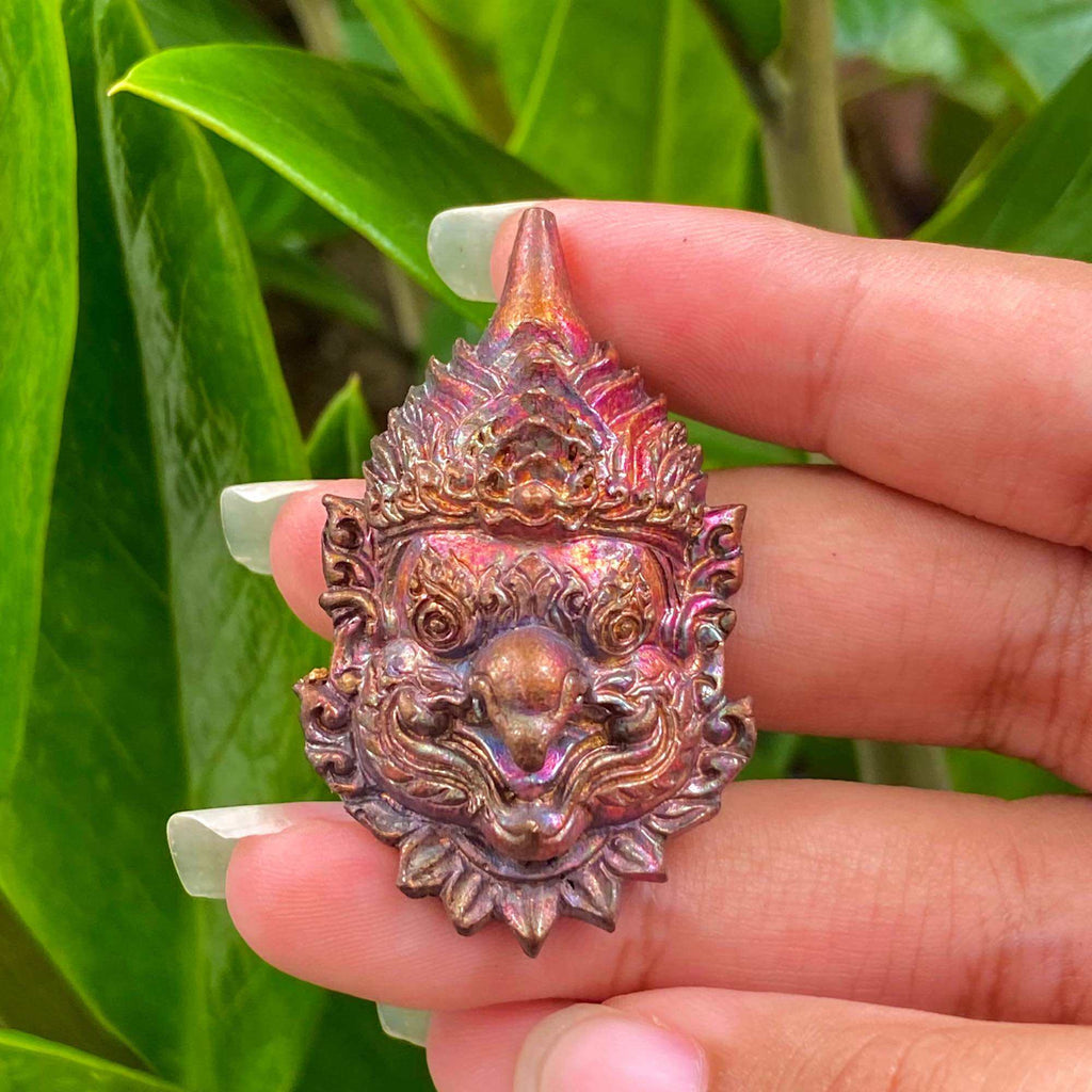 Multilayered Garuda Head Amulet - Spiritual Protection & Wealth Attraction by Kruba Ariyachart Default Title