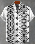 🌅 The Harajuku Sunset Heritage: Premium Unisex Ethnic Linen Shirt – High-Definition Sunset Graphic Print, Breathable Organic Cotton-Linen Blend, and Sophisticated Harajuku-Inspired Streetwear Button-Down SFQQQD1108