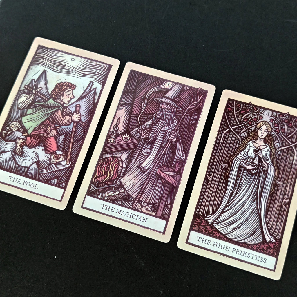 🔥The Lord of The Rings Tarot Deck | 12x7cm 78 Cards Featuring Iconic Characters & Scenes — Rider Waite System