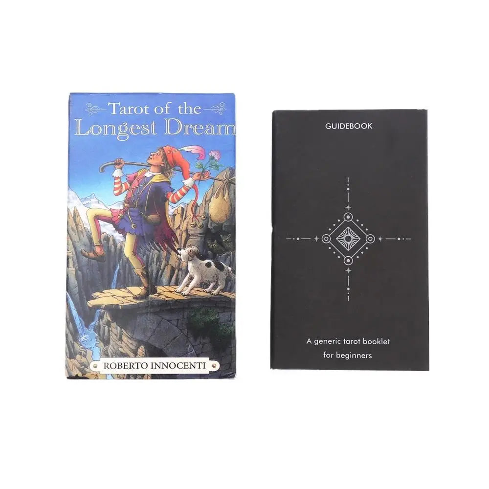 78Pcs Longest Dream Tarot Card Set High-Quality Divination Tool With Detailed Guidebook Colorful Frame Fortune Telling Cards TR01R