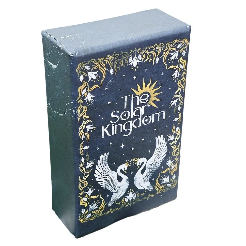 The Solar Kingdom Tarot – 86-Card English Edition (12x7 cm) Including 8 Special Sun and Moon Cards for Divination, Family Board Games, and Spiritual Prophecy
