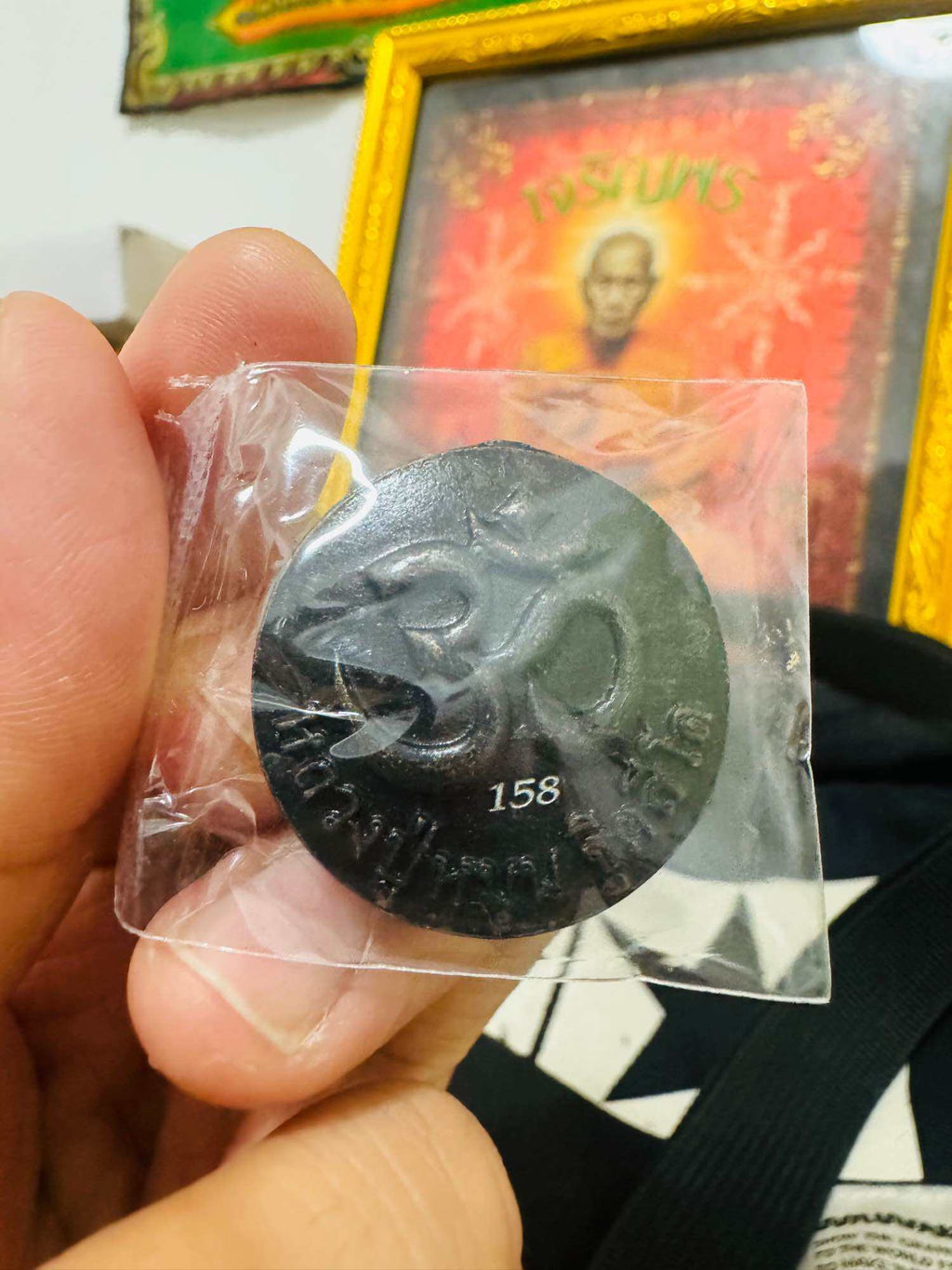 ✨ Authentic Phra Phikanet﻿ Double-Paneled Sacred Statue – Triple Consecration by Luang Pu Mahasila, Luang Pu Theng, and Wat Ban Jan Support – Supreme Blessings of Power and Prosperity ✨