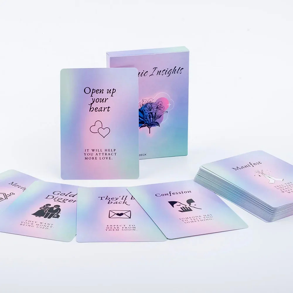 Cat Tarot Card Deck - 78 High-Quality Cards for Fun Fortune Telling and Family Gatherings TK21K