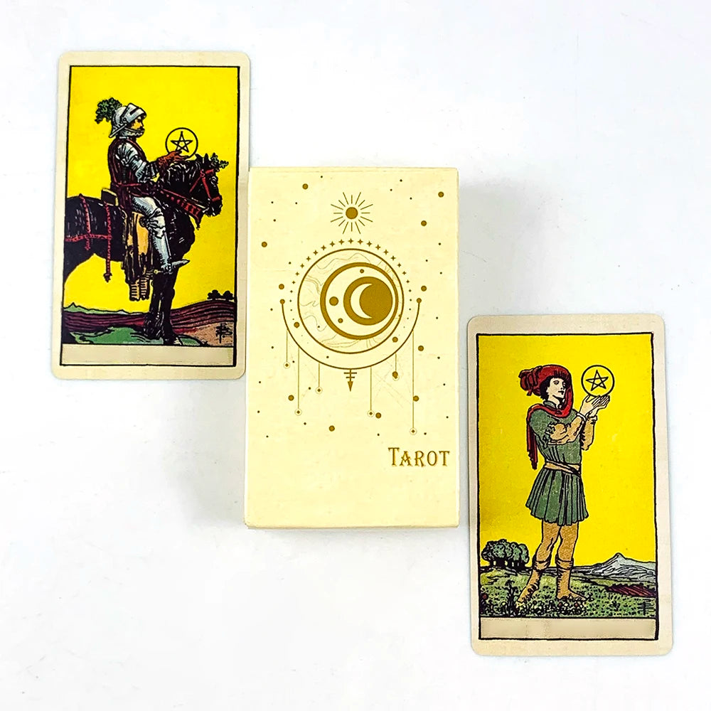✨ Tarot Cards Deck 78Pcs for Easy Beginners – Creative Small Gift for Fate, Fortune Telling & Divination Party Board Game