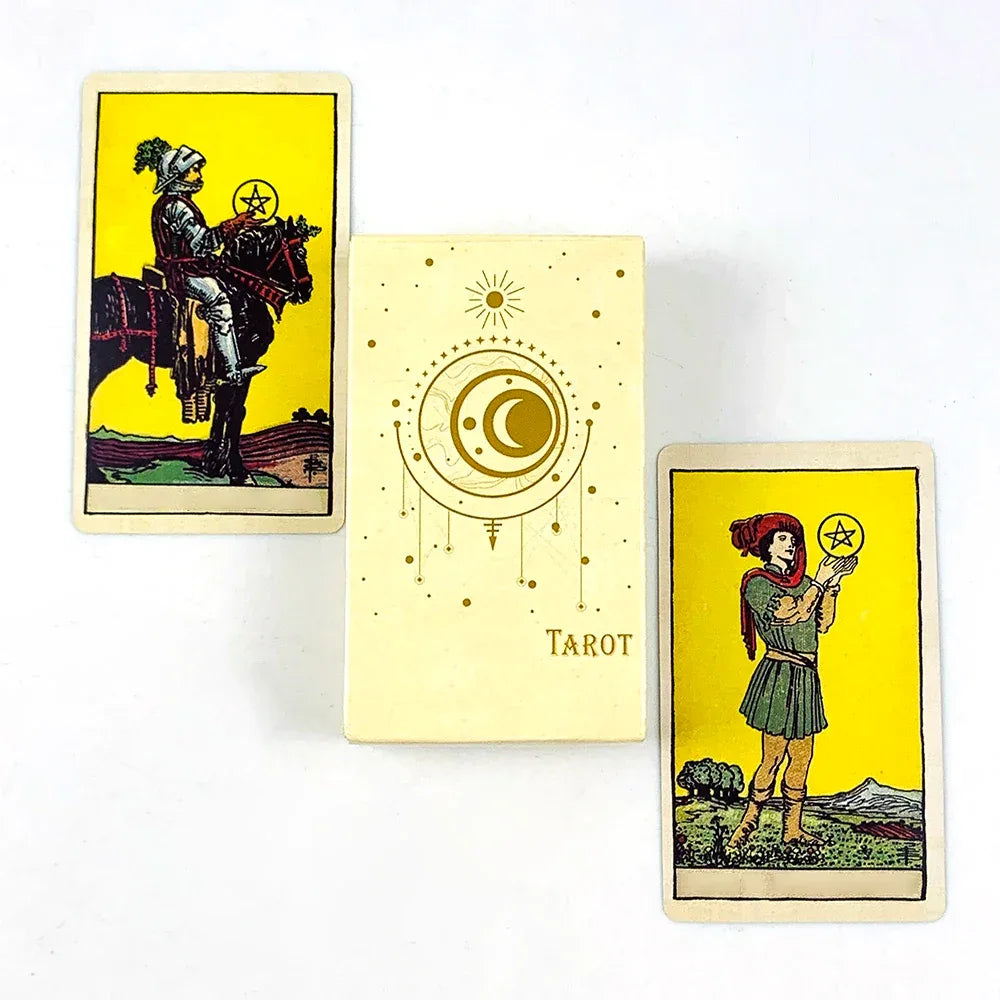 Tarot Cards for Beginners - 78 Pieces Deck for Fortune Telling, Divination & Fun