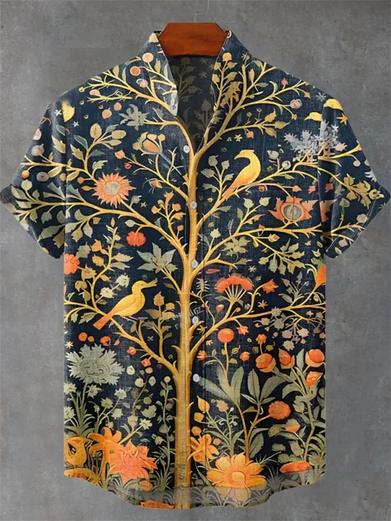 🏝️ The Global 3D Import Masterpiece: Premium Men's Casual Hawaiian Shirt – High-Definition 3D Graphic Print, Ultra-Comfort Single-Breasted Camisa De Hombre, and Affordable Luxury Styling (Cosas Baratas) SFQQQD489