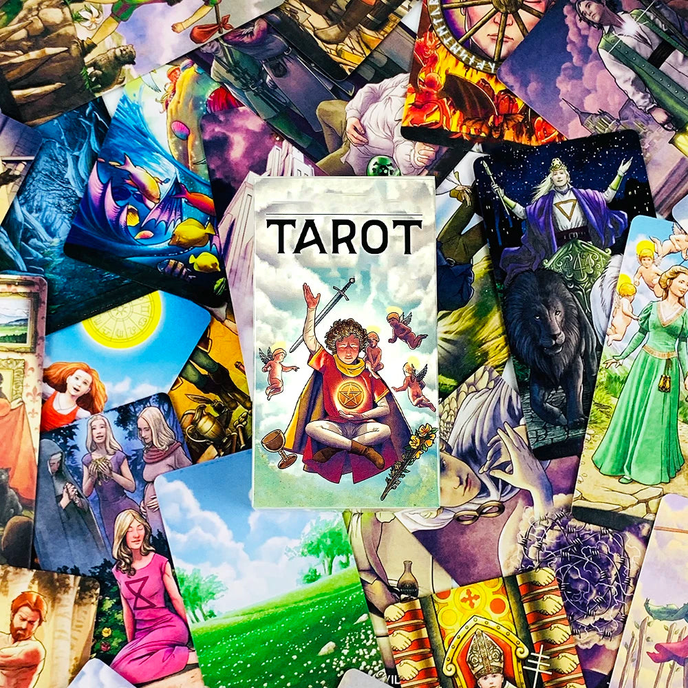 New Tarot Cards – Fate Precognition Divination Edition for Family Board Games, Holiday Entertainment, Halloween & Christmas Gifts