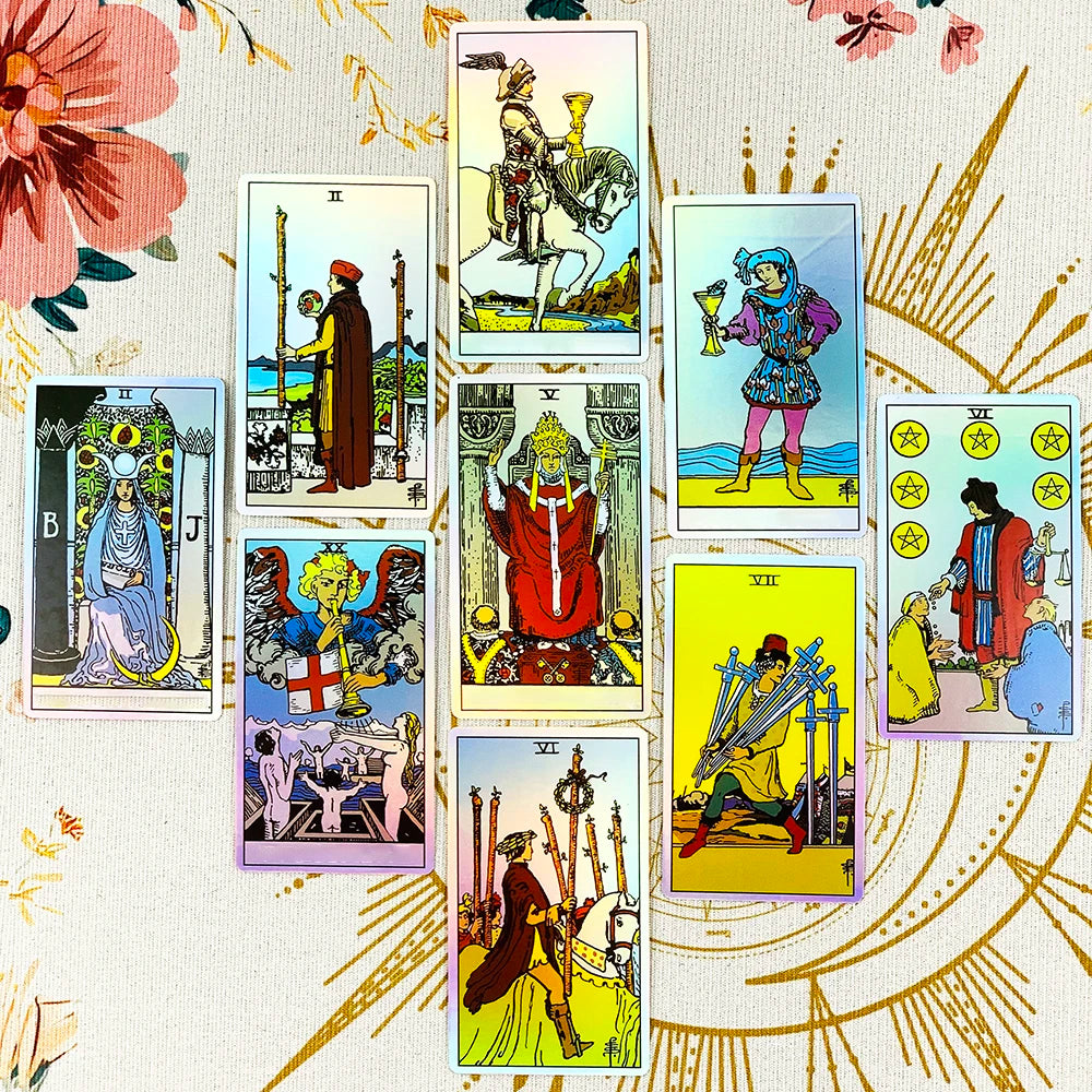 Tarot Oracle 78-Card Divination Deck – Specially Designed for Family Entertainment, Fate Divination, Holiday Games, and Christmas Gifts