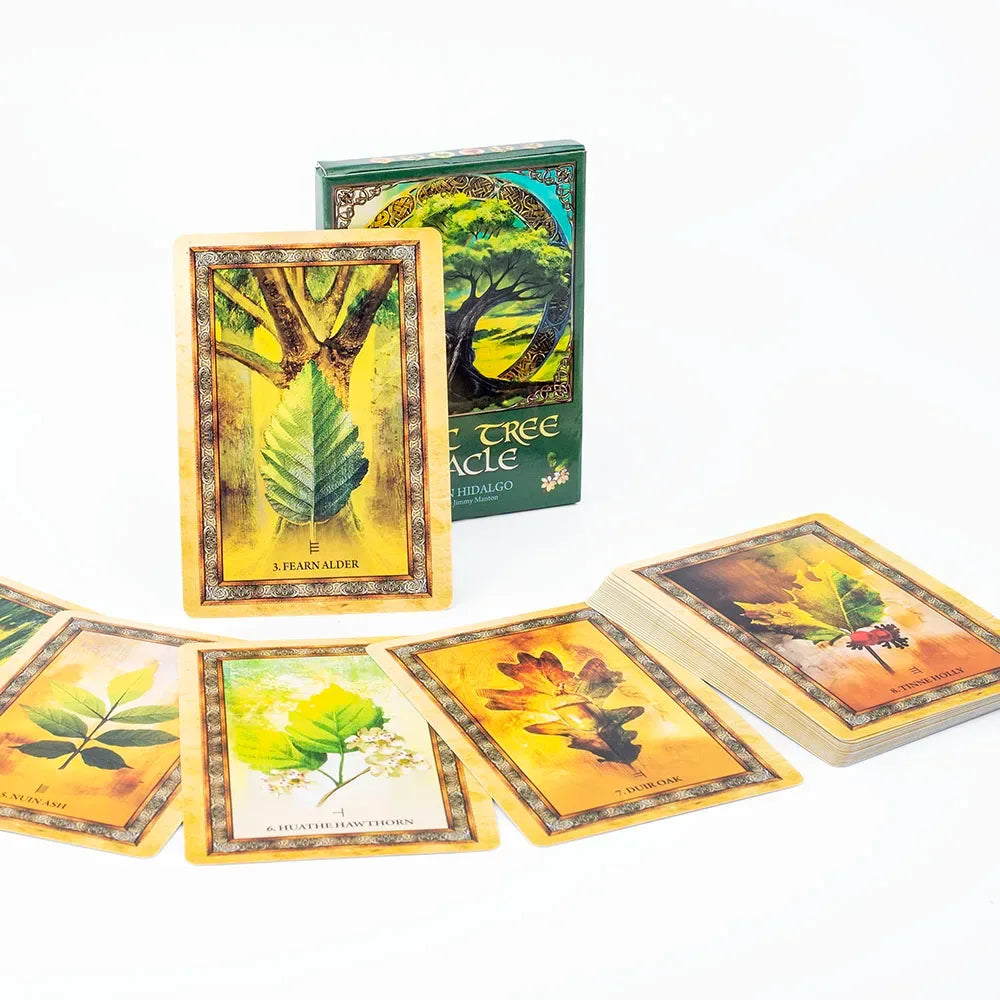Celtic Tree Oracle Cards 25-Piece Tarot Deck for Girls - Full English Version Board Game