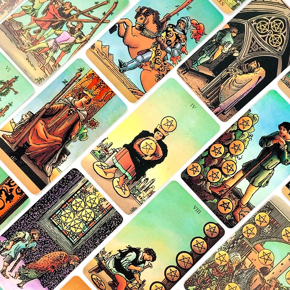 ✨ Tarot Cards Deck 78Pcs for Easy Beginners – Creative Small Gift for Fate, Fortune Telling & Divination Party Board Game