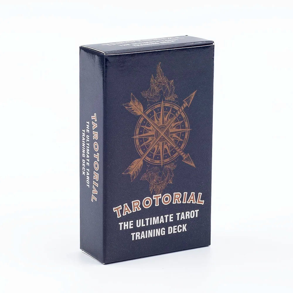 🌈 English Visions Tarot Deck – 78-Card Pocket-Sized Divination Deck for Intuitive Learning and Party Entertainment TK35K