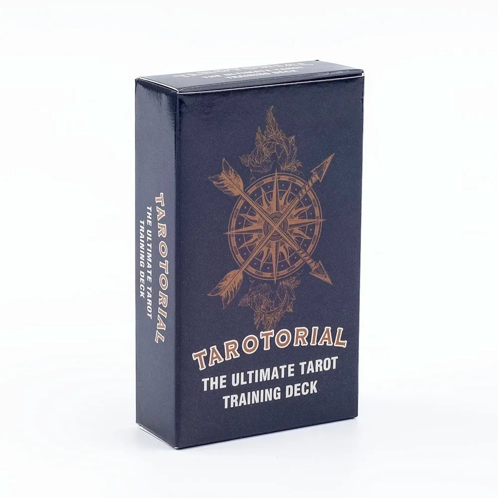 🌈 English Visions Tarot Deck – 78-Card Pocket-Sized Divination Deck for Intuitive Learning and Party Entertainment TK35K