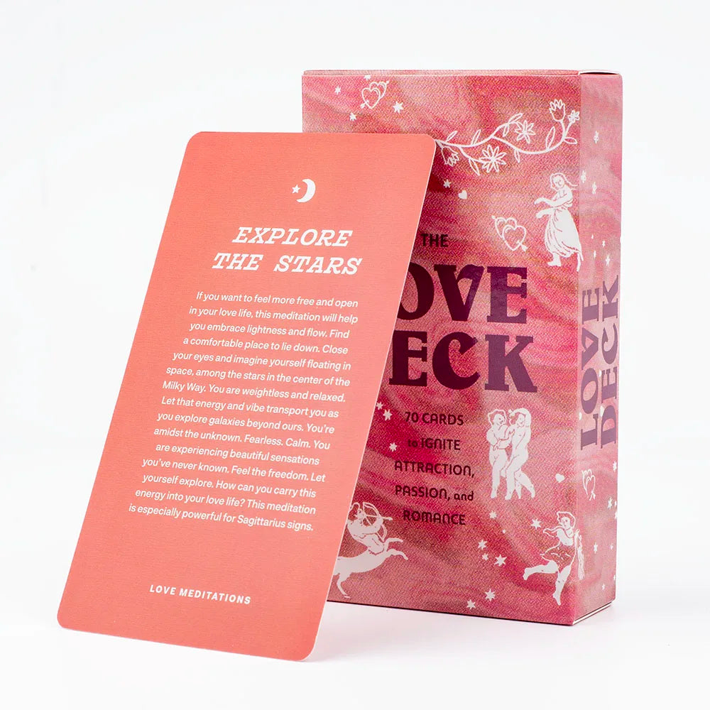 💗 The Love Deck Cards – 70 Pcs English Visions Tarot Deck for Divination & Parties