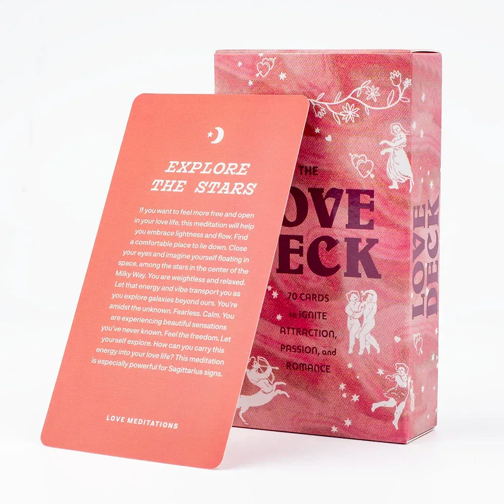 Love Deck Tarot Cards – 70-Piece English Tarot Deck for Divination and Party Fun