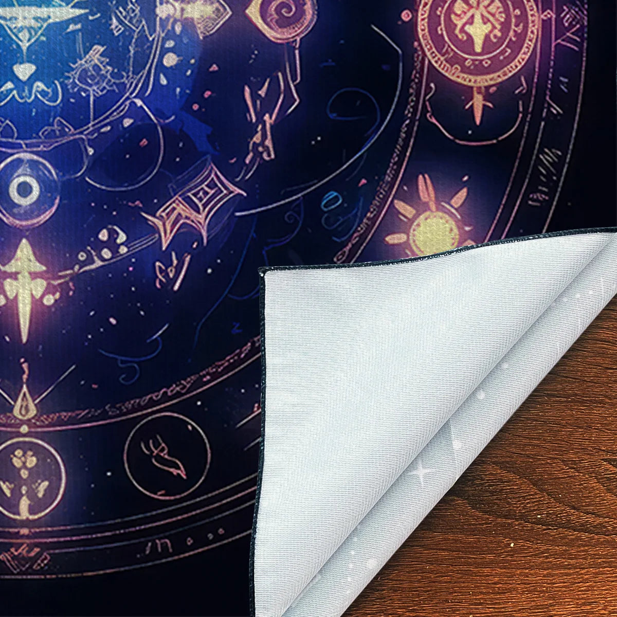 🌌Divination With Tarot Tablecloth | Cosmic Star Astrology Decorated Altar Cloth – Rune & Astrology Oracle Board Game Mat