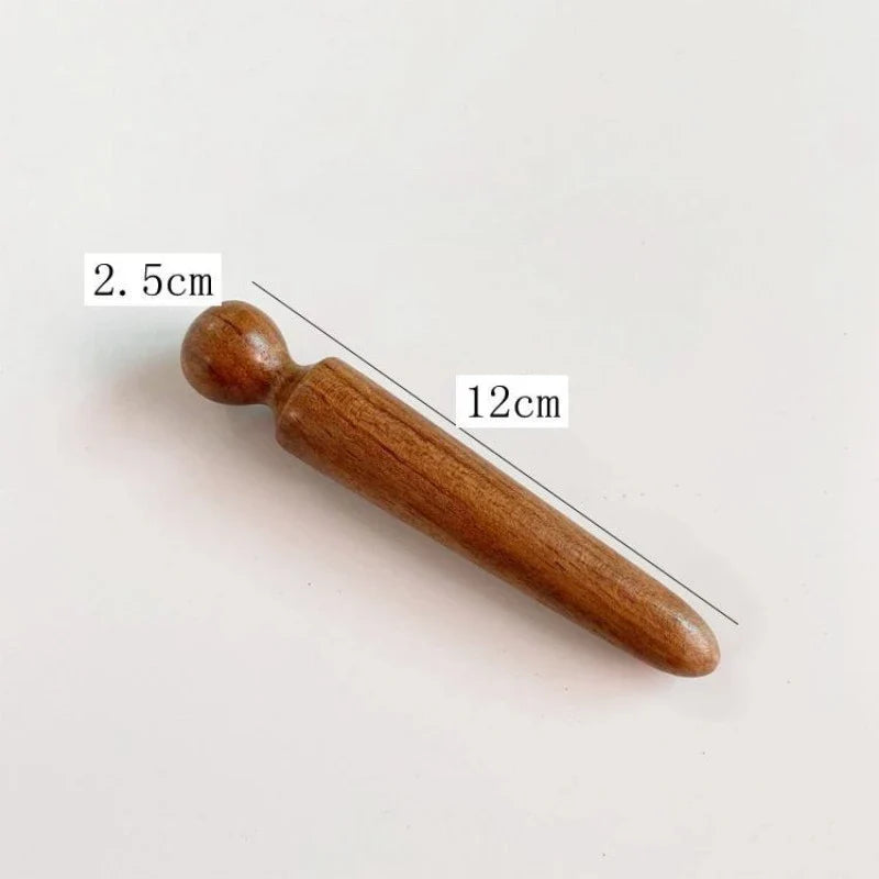 Wooden Acupuncture Massage Stick – Spa Muscle Stick for Fascia, Acupoint, Trigger Point, Foot and Body Massage﻿