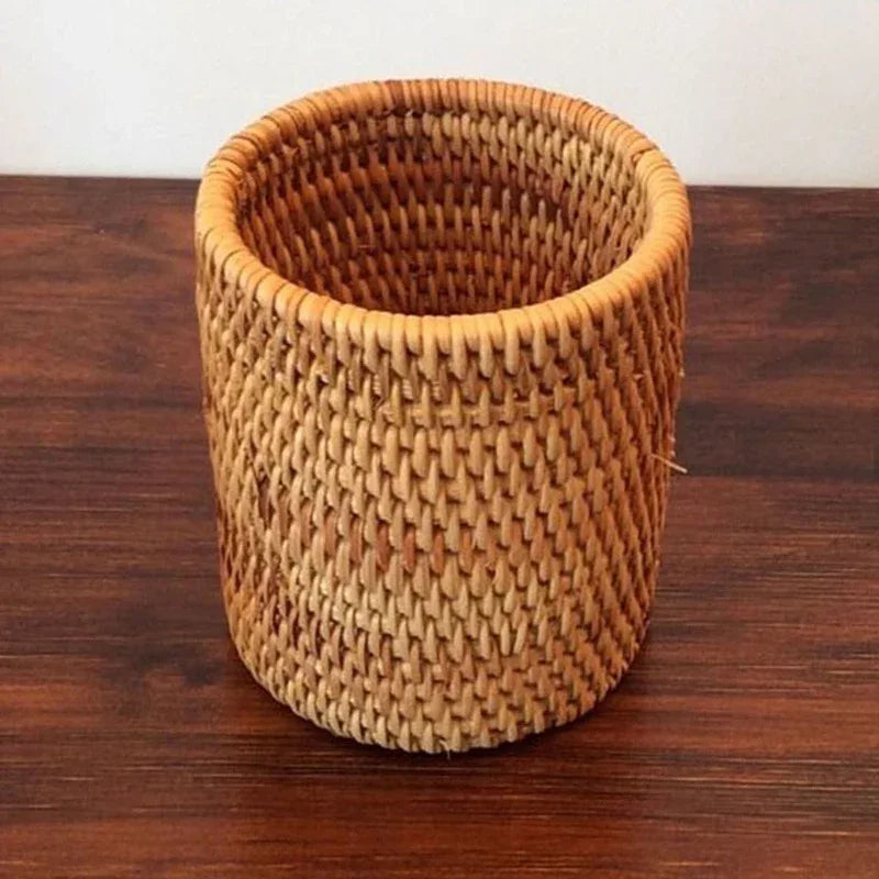 🌿 Natural Autumn Vine Rattan Storage Baskets – Versatile Organizer for Kitchen & Home | Perfect for Cutlery & Tableware | Free Shipping