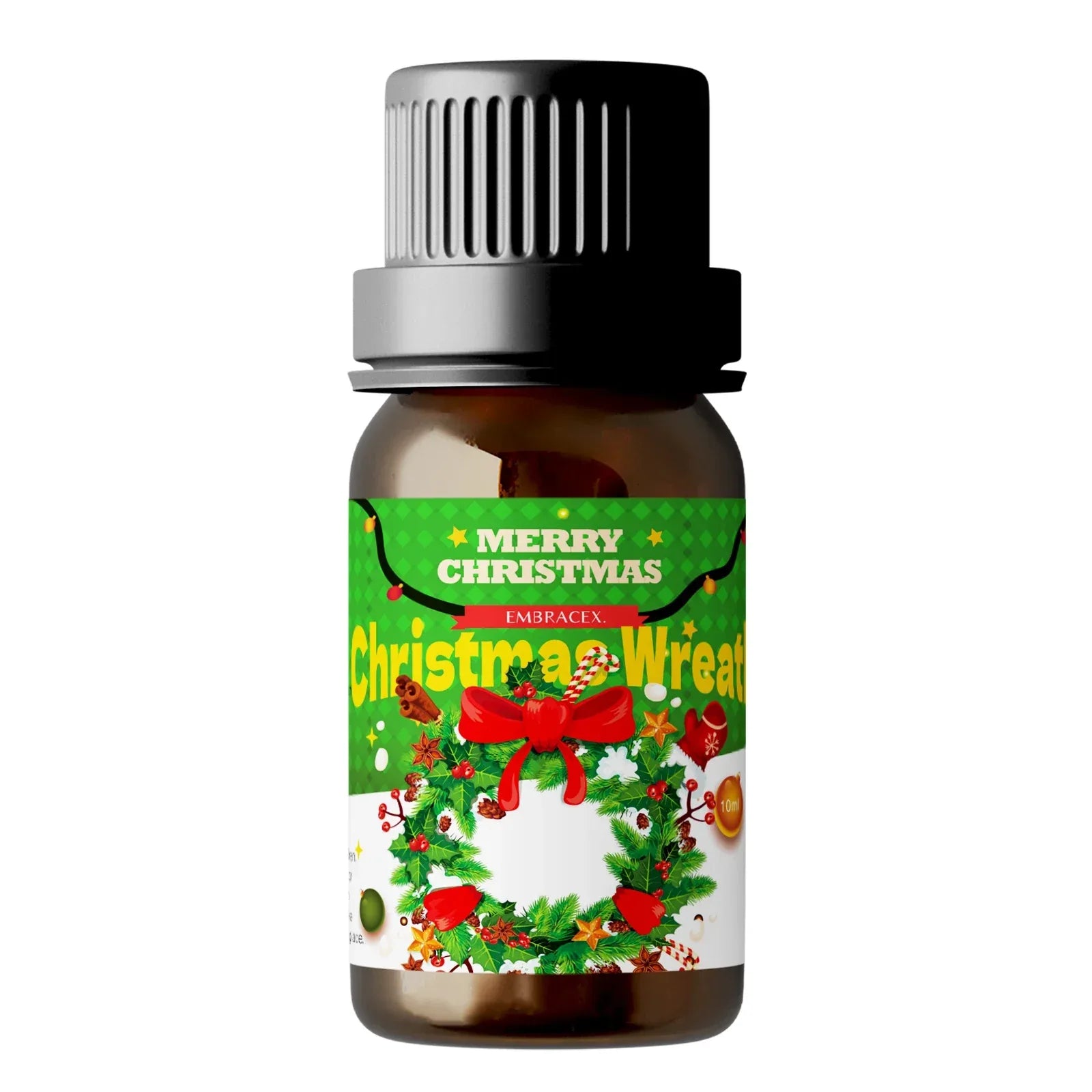🎄 6PC/1PC Christmas Perfume Essential Oil Gift Set – Festive Aromatherapy Collection for Diffuser, Candle Making, and Home Freshening Gift Christmas Wreath