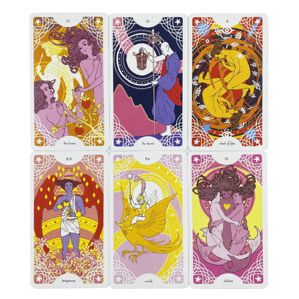 🎲 Star Spinner Tarot – Complete 78-Card Deck Featuring Inclusive, Diverse Artwork for Fun and Insightful Tarot Play