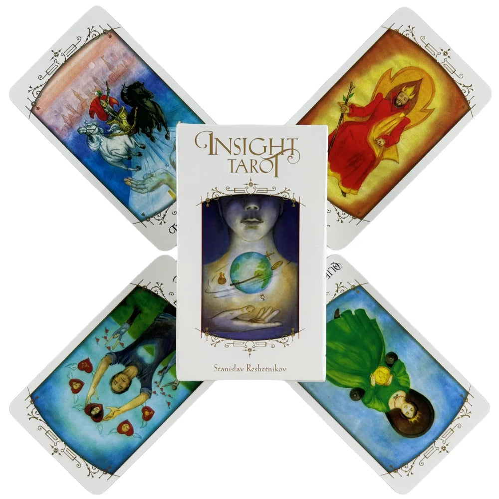 🌟 Insight Tarot Cards for Beginners – 78-Card Deck with Detailed Meanings Edition for Easy Learning and Guided Readings