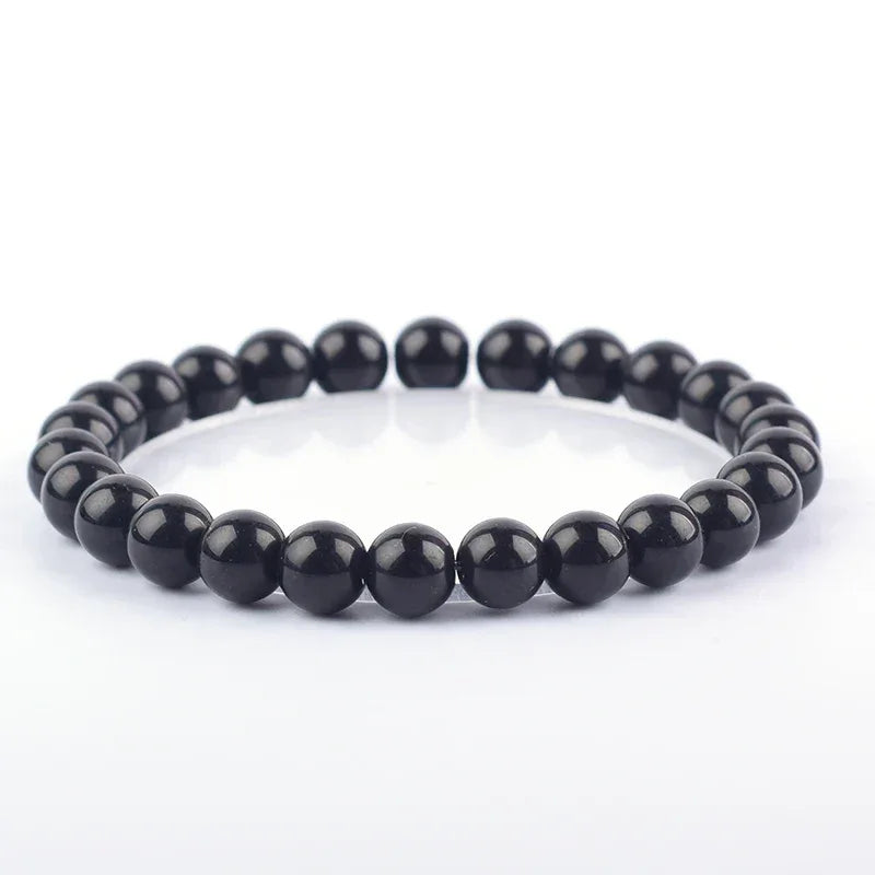 ✨ Magnetic Hematite, Tiger Eye & Obsidian Bracelet – Triple Protection Health Care Stainless Steel Bangle – Perfect Weight Loss Gift for Men & Women