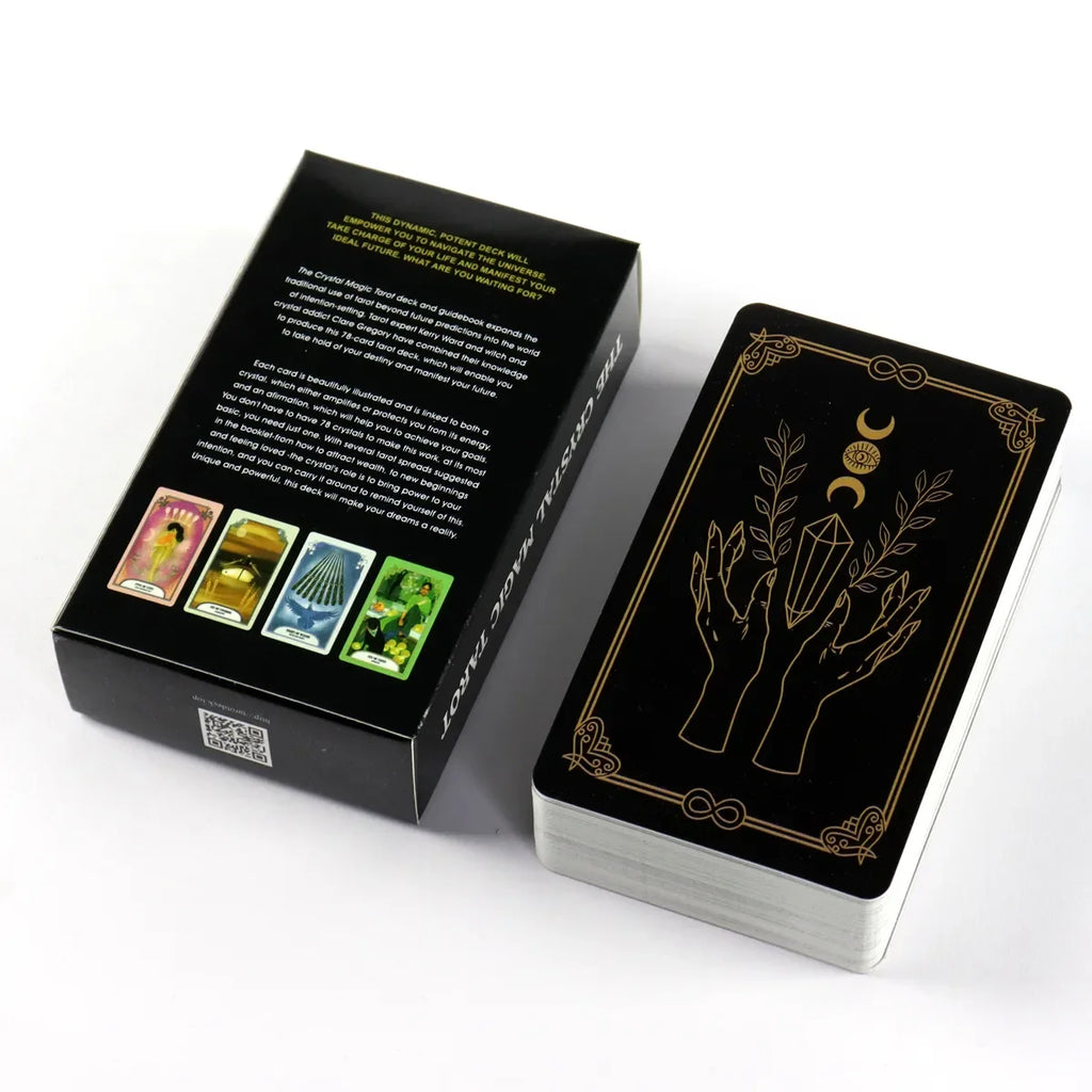 ✨ The Crystal Magic Tarot – 78-Card Deck for Manifesting Your Fate with Crystal Energy