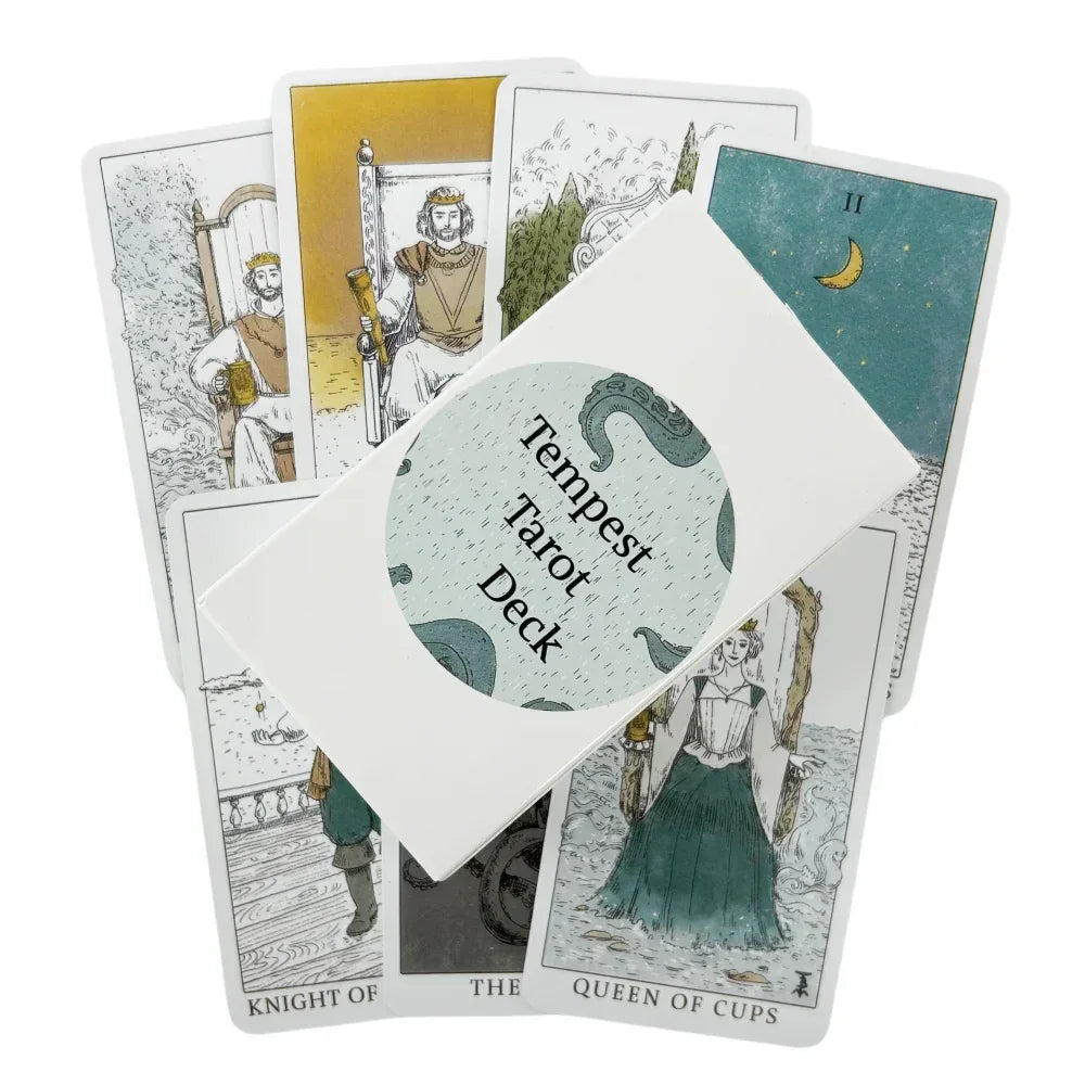 🌊Flow of the Cards Tarot – 78 Cards English Oracle Deck for Spiritual Guidance and Family Entertainment TT387