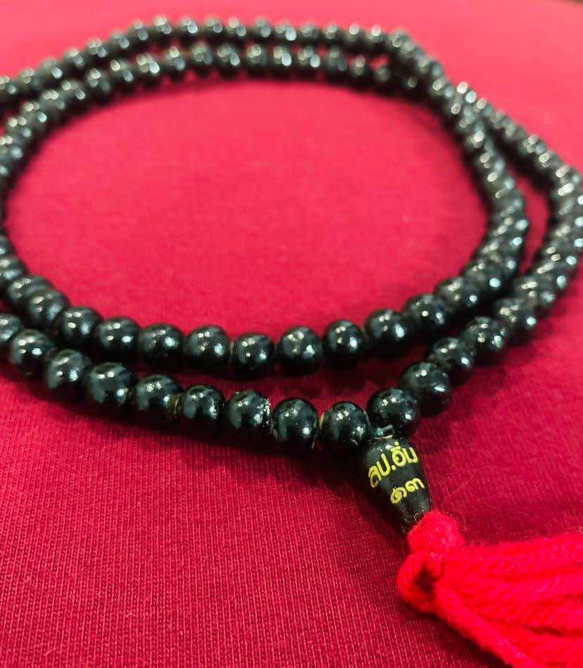 💰 Powerful 108 Sacred Iron Beads Necklace “Great Wealth 9 Cycles” – Consecrated by Luang Pu Im for Prosperity and Protection