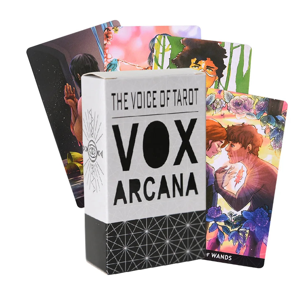 🎭 Vox Arcana Tarot Deck – 78 Cards | Multi-Artist Collective | Guidebook Included | Divination & Party Board Game