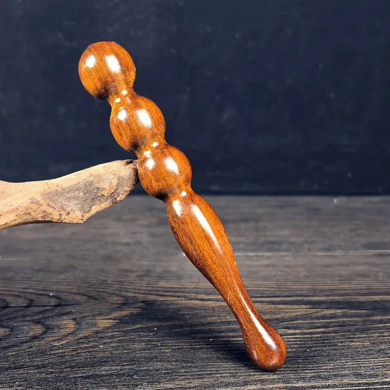 Wooden Acupoint Stick – Foot, Head, and Body Meridian Massage Tool for Acupoint Stimulation and Muscle Relaxation﻿ A-13cm