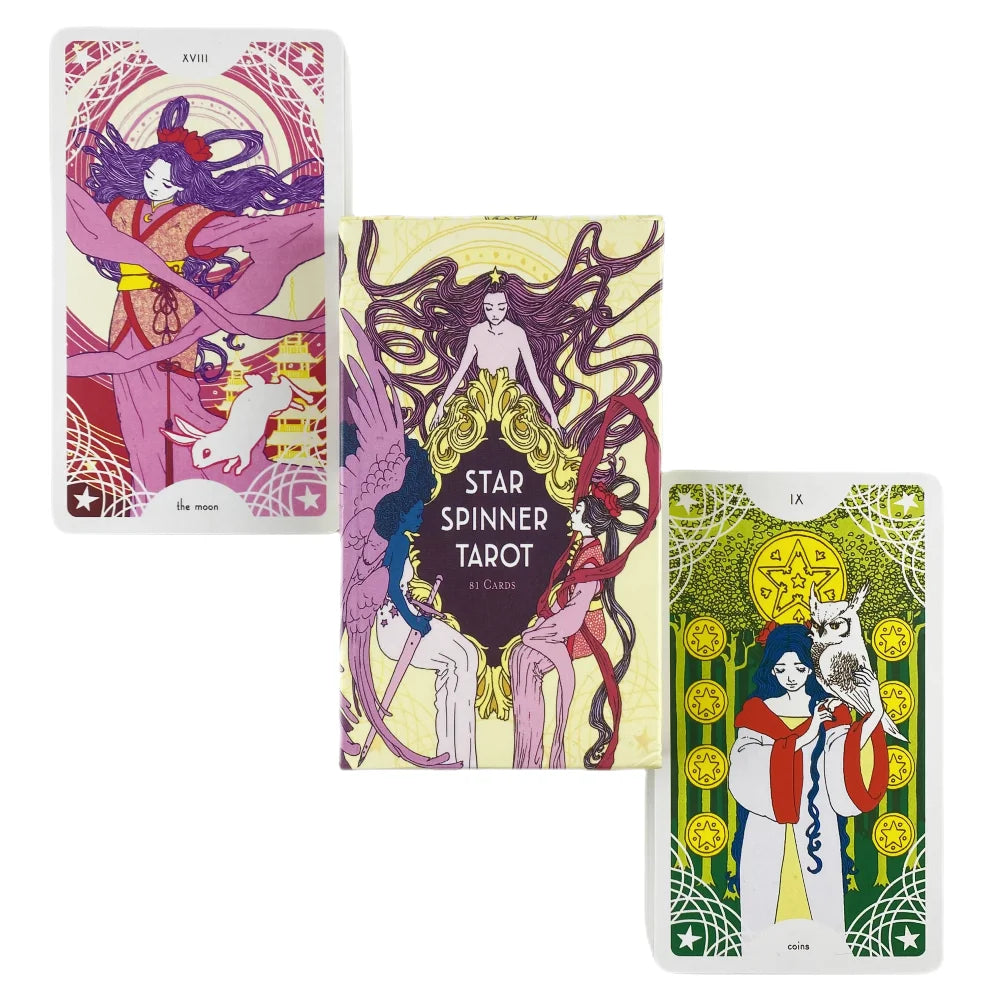 🎲 Star Spinner Tarot – Complete 78-Card Deck Featuring Inclusive, Diverse Artwork for Fun and Insightful Tarot Play