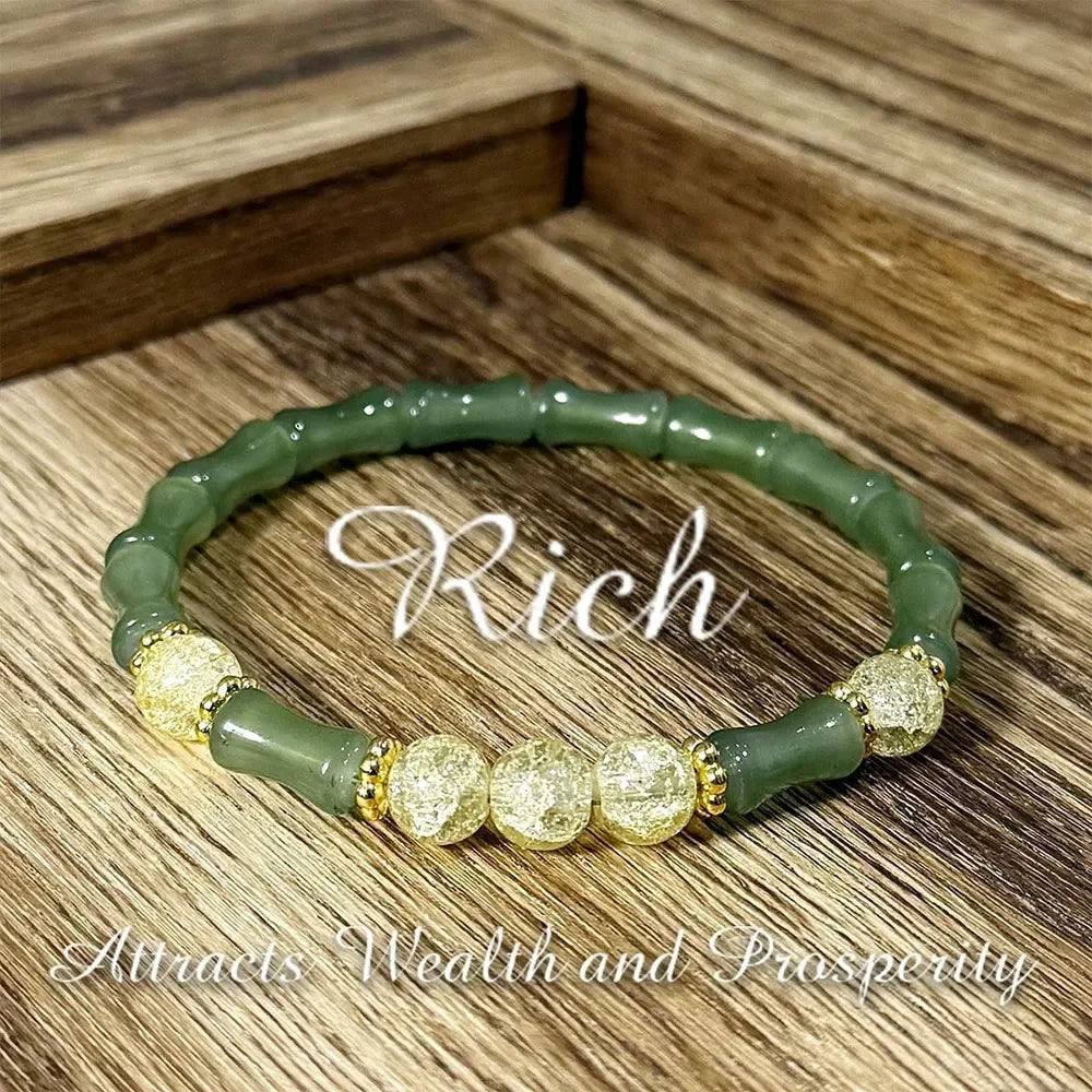 💰 The "Rich Vibes" Prosperity Bracelet: The Ultimate Wealth Magnet for Daily Abundance