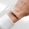 ✨ Protection Crystal Bracelet – Empath Shield with Rose Quartz, Amethyst & Black Tourmaline – Adjustable Cord Healing Jewelry a4