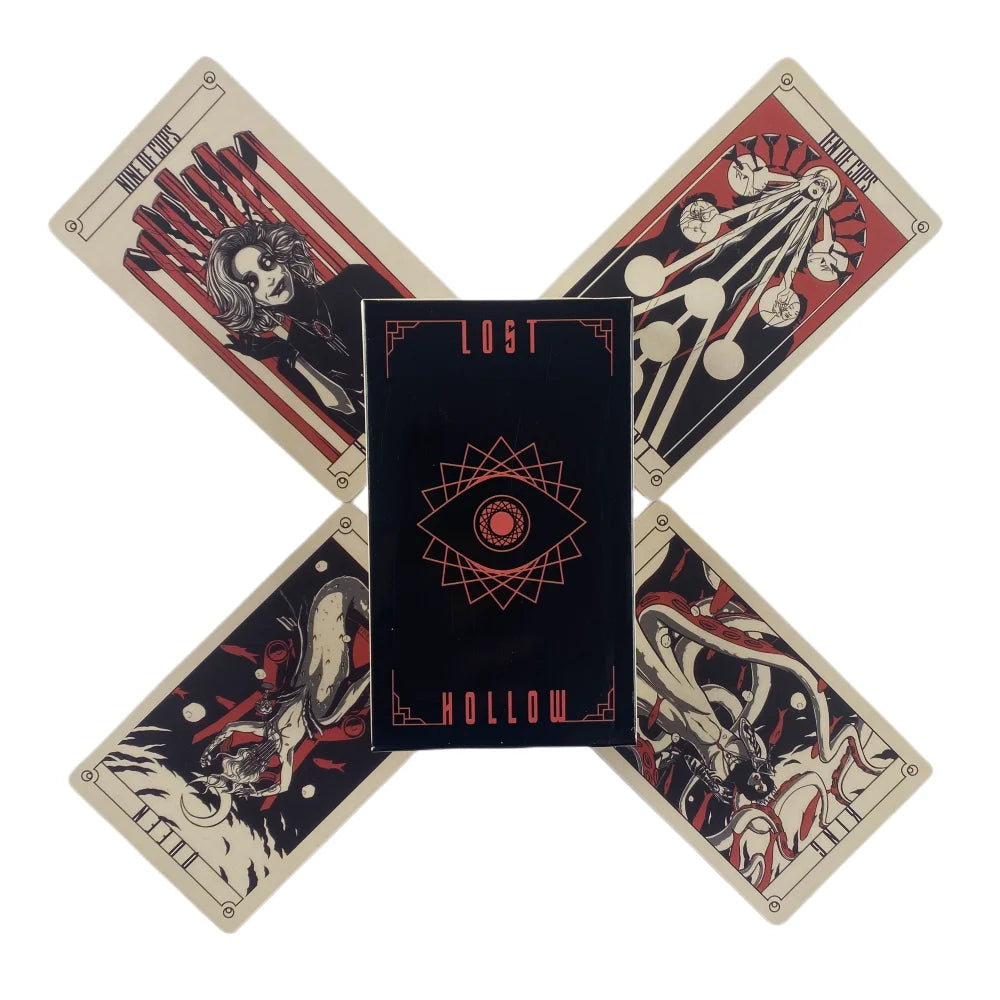 ✨ The Lost Hollow Tarot – 80-Card Deck for Women, Girls, Family & Party Games with Tarot Oracle and Astrology Themes