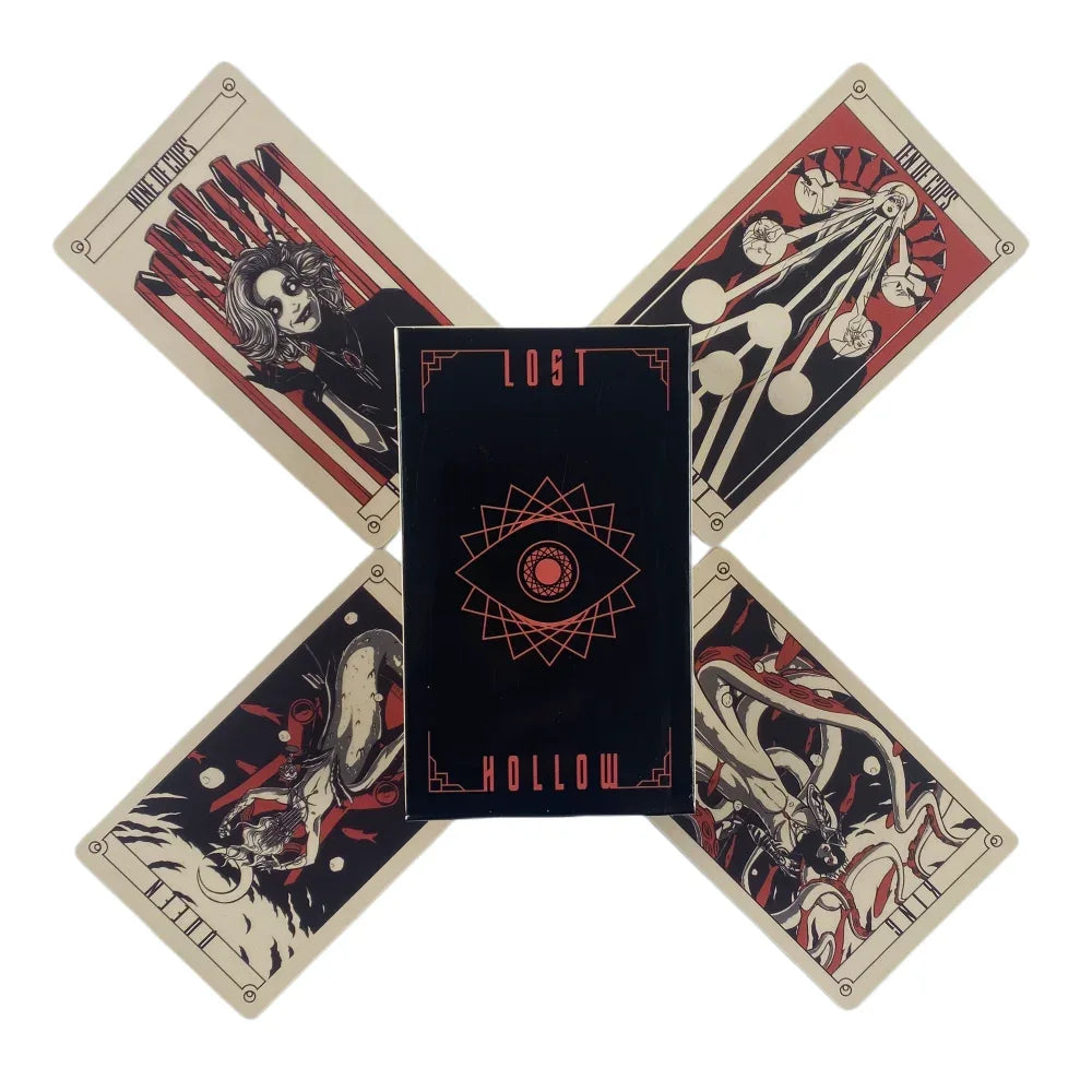 The Lost Hollow Tarot Deck - 80-Card Set for Women, Girls, Family & Party Games with Tarot, Oracle, and Astrology Themes