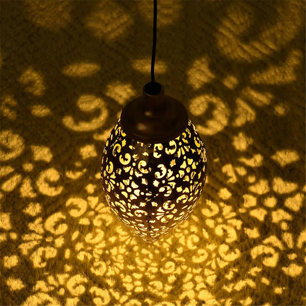 Water Drop Solar Projection Light – Waterproof Hollow Design for Garden, Patio, Fence, Street, Stair & Balcony Outdoor Decor