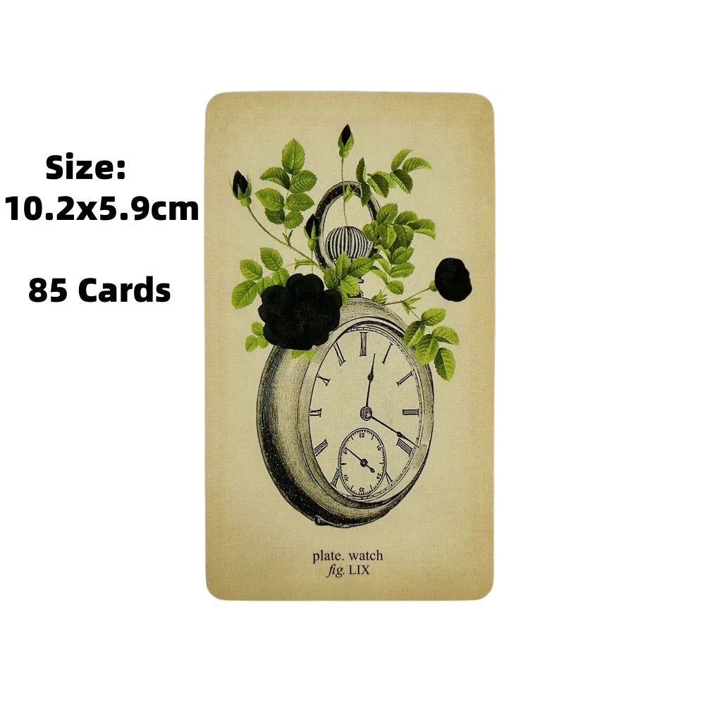 🖤Memento Mori Lenormand and Oracle Deck – 85-Card Tarot and Lenormand Hybrid for Deep Divination, Fate Connection & Family Board Game Fun