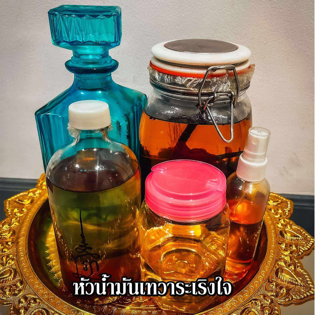 Takrut Namman Phor Khun Phet Ra Rueng Kam – Sacred Thai Charm, Spiritual Fortune & Loving-Kindness, Rare Attraction Oil Edition, Red Cord, 99 Pieces