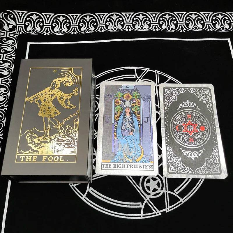 Rose Gold Tarot Deck with Gold Foil - Deluxe Edition