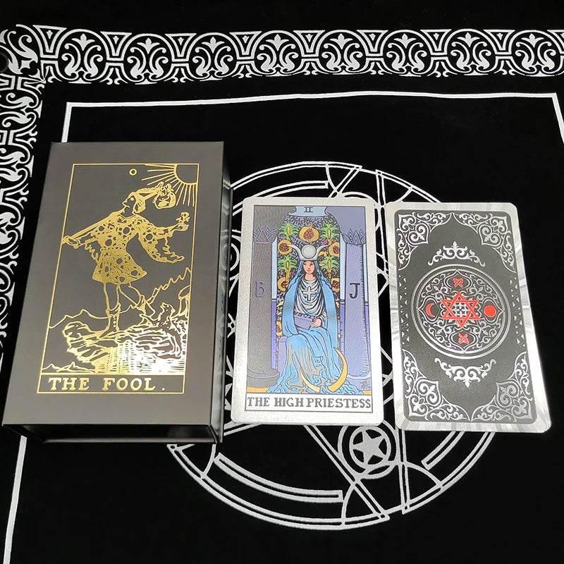 Rose Gold Tarot Deck with Gold Foil - Deluxe Edition
