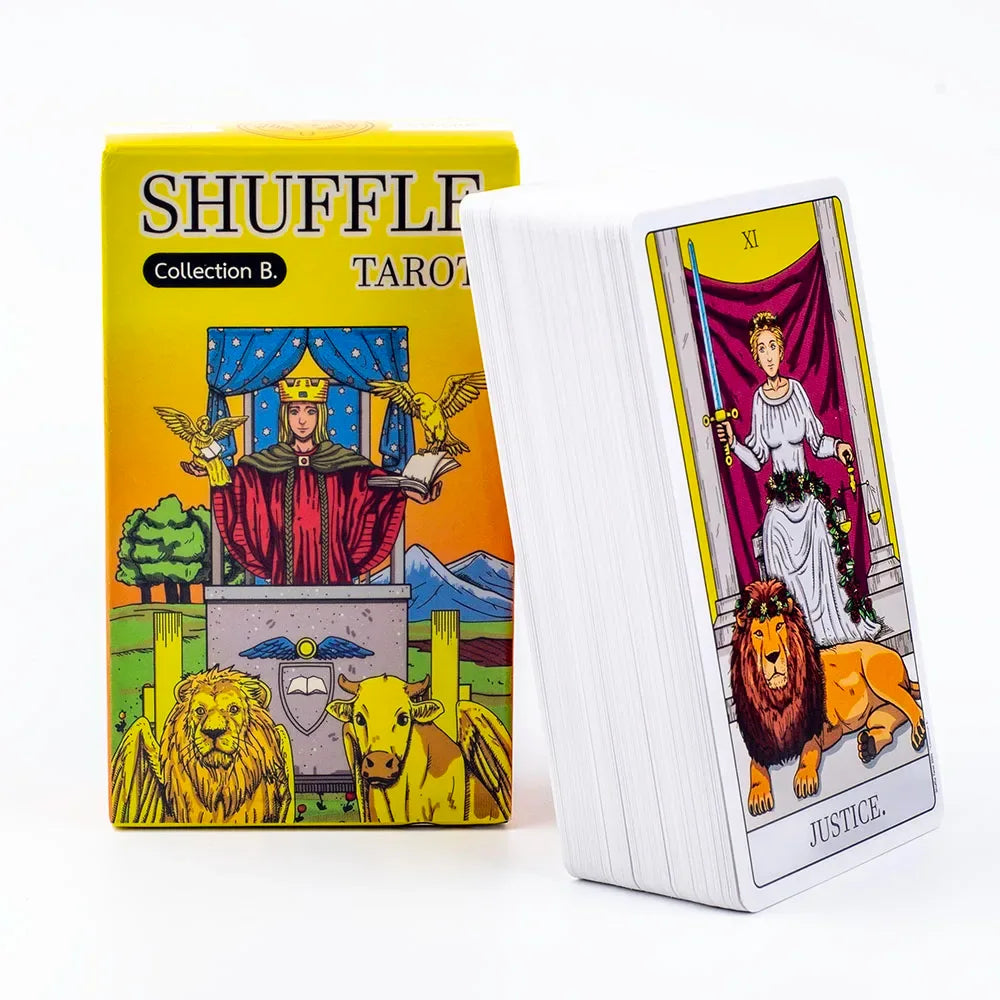 🎨 Shuffle Tarot Collection B – Shuffled World of RWS Tarot Deck | 80-Card Creative Storytelling Edition | Compact 10.3x6 cm | Innovative Tarot Experience