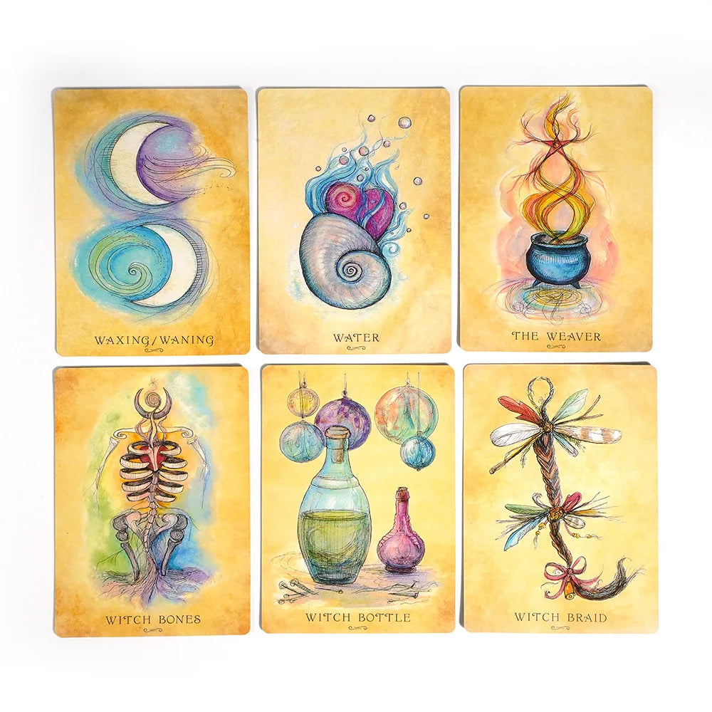 🕉️ Mudras For Body, Mind, and Spirit – 68-Card Yoga Practice Tarot Oracle Deck with PDF Guidebook | Holistic Healing & Meditation Tool | Free Shipping