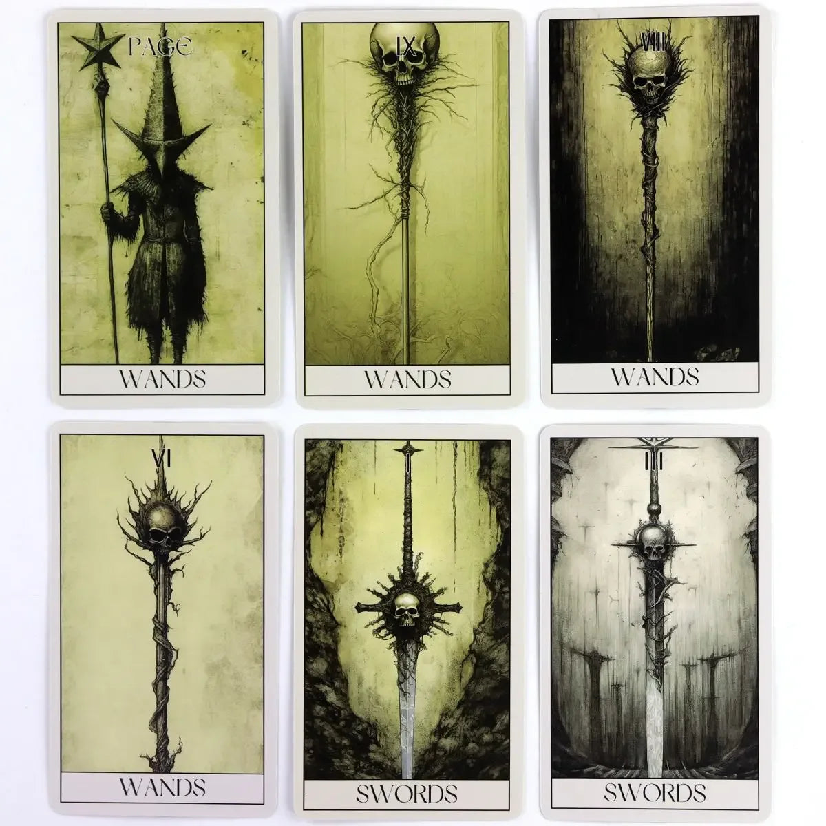 🃏78 Pcs Mysterious and Terrifying Tarot Cards | Divination & Spiritual Insight | Perfect for Beginners