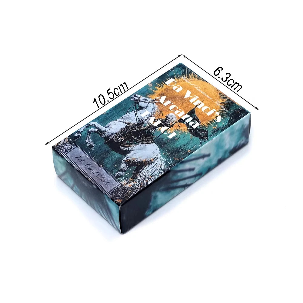 🌟 Da Vinci's Arcana Tarot – Handcrafted 78-Card Deck Featuring Mystical Renaissance Art for Intuitive Readings and Spiritual Guidance