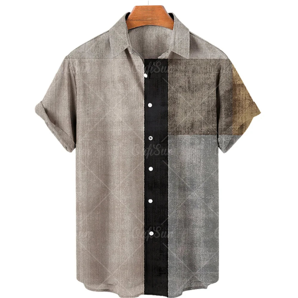 🏝️ The Dasan Majestic Edition: Ultra-Luxury Men’s High-End Hawaiian Shirt – High-Definition Floral & Ethnic Graphic Print, Premium Cooling Performance Fabric, and Sophisticated Resort-Luxe Button-Down
