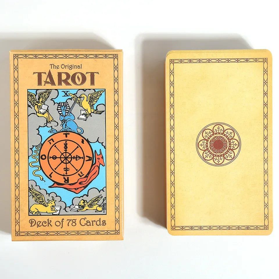 Traditional Tarot Deck for Beginners - 78-Card Oracle Cards for Soul Truths and Family Game Nights