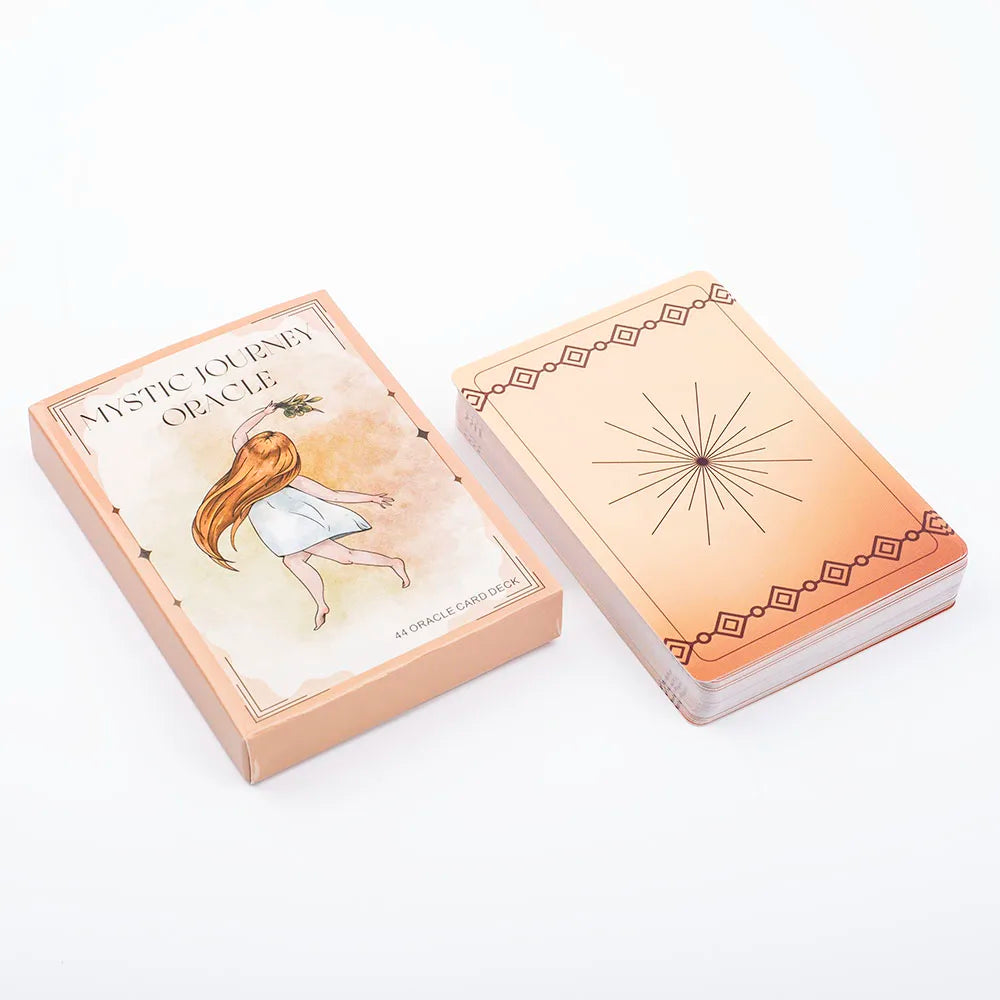 🎴 Mystic Journey Oracle Deck – 44-Card English Edition for Intuitive Guidance, Meditation, and Entertaining Family Play