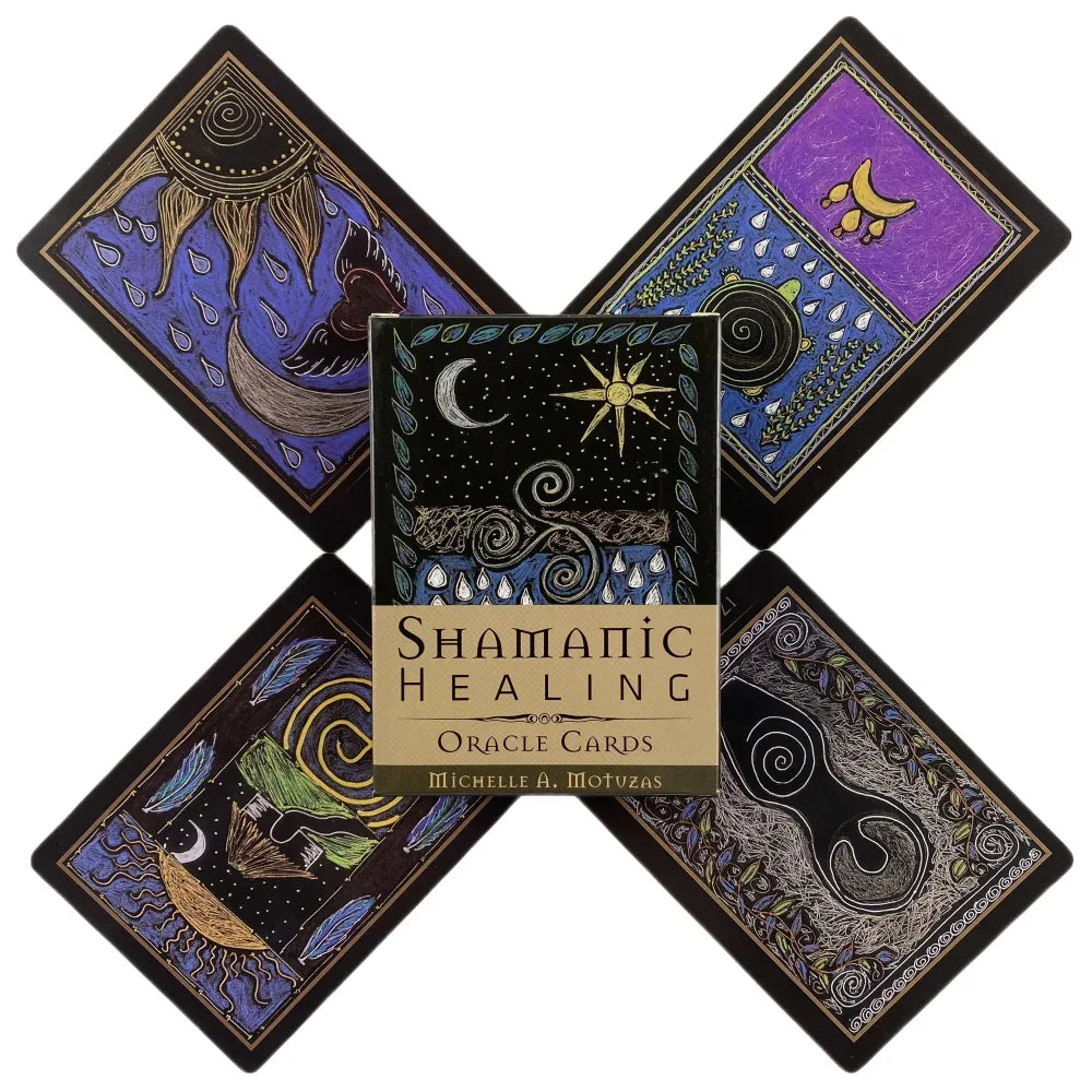 ✨ Shamanic Oracle Deck – 44-Card Set Featuring Ancient Symbols for Healing, Insight, and Social Entertainment