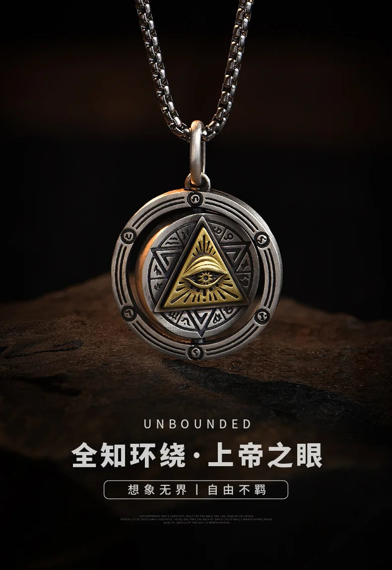 👁️ Eye of Horus Necklace – Evil Eye Pendant | Ancient Egypt Protection Jewelry | Spiritual Amulet Gift for Men & Women